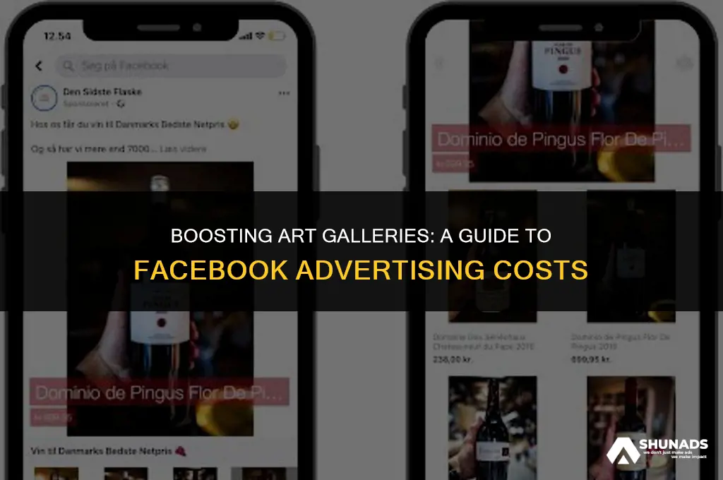 how much to advertise a gallery on fb