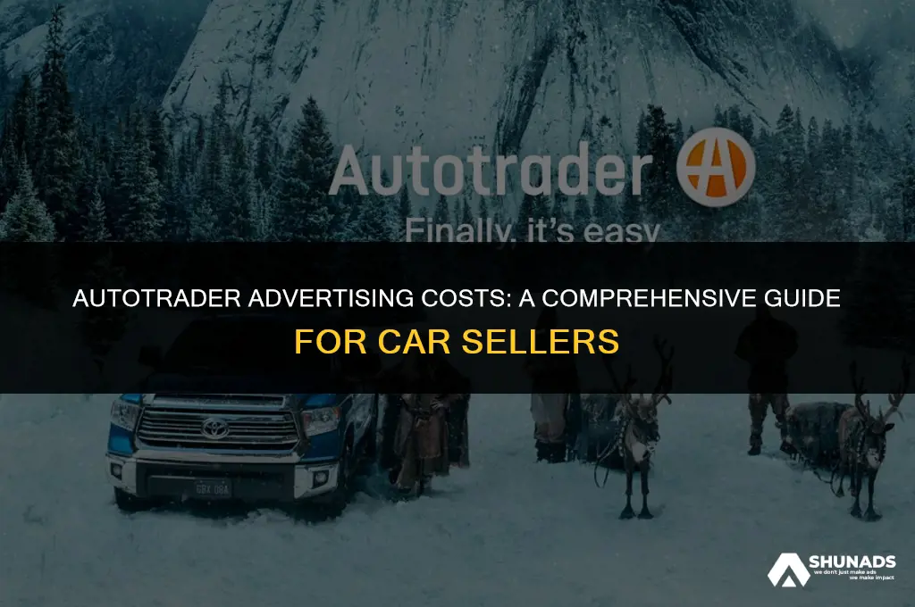 how much to advertise autotrader