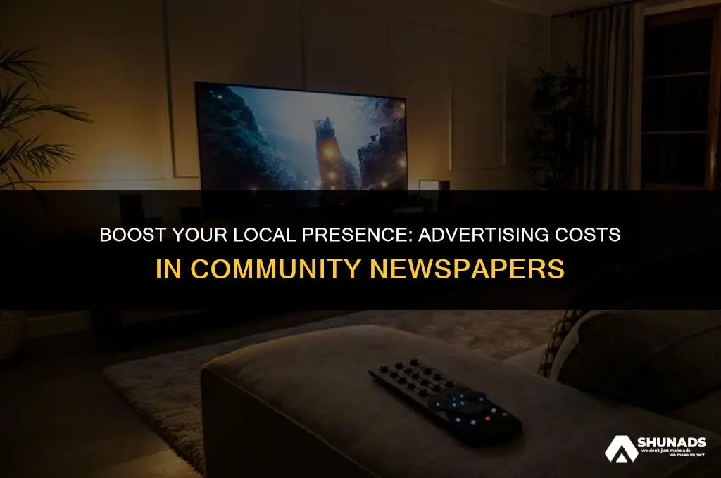 how much to advertise business in local paper