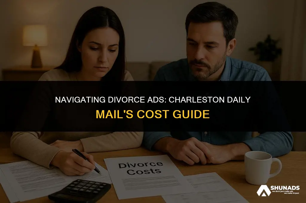 how much to advertise divorce in charleston daily mail