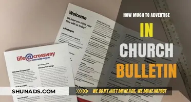 Effective Church Bulletin Advertising: Cost and Strategies
