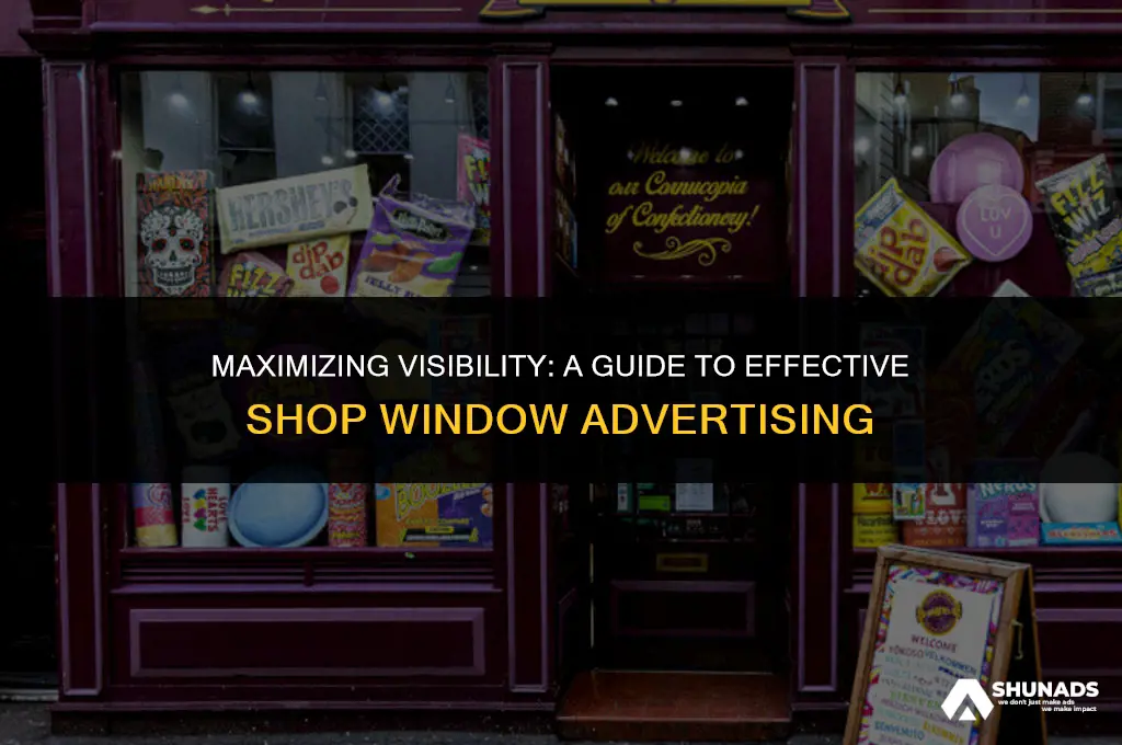 how much to advertise in shop windows