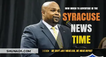 Syracuse News Time Advertising Costs: A Comprehensive Guide