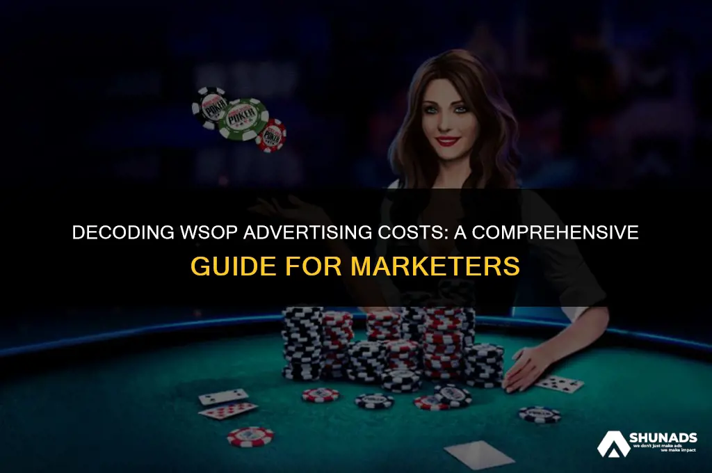how much to advertise in the wsop