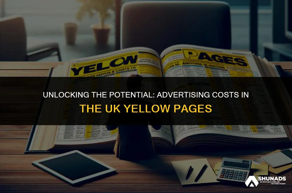 how much to advertise in the yellow pages uk