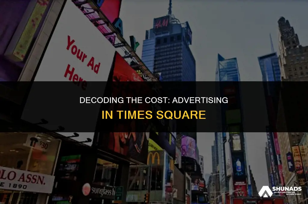 how much to advertise in time square