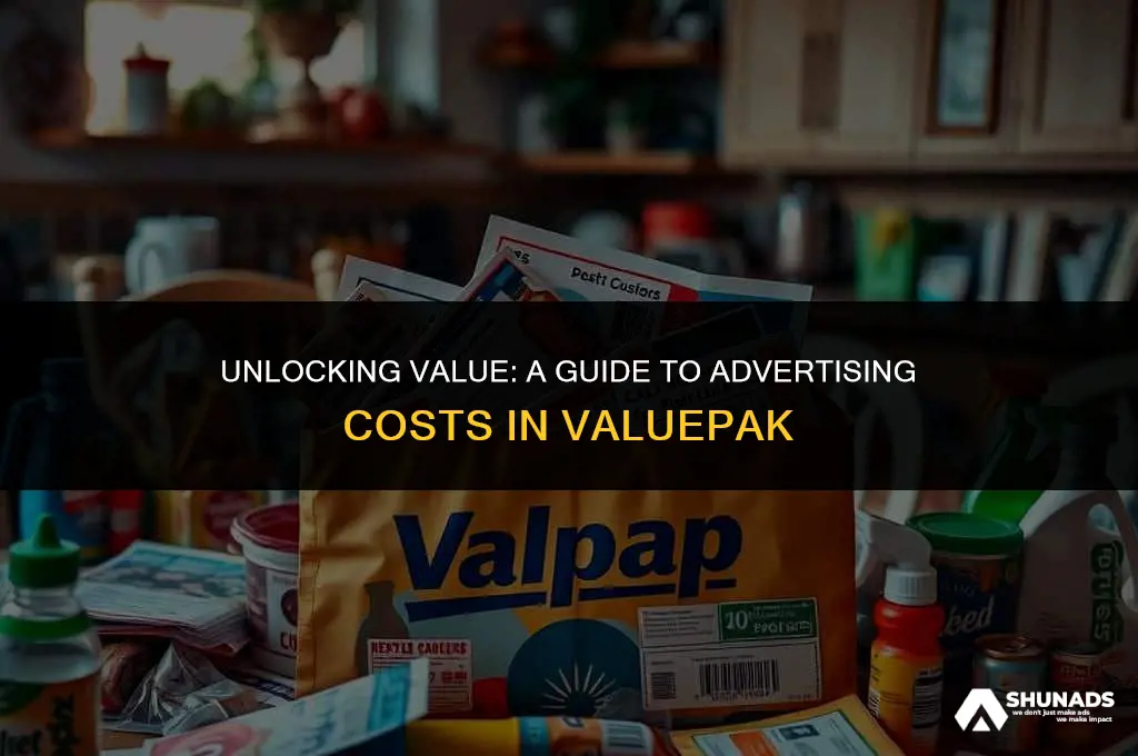 how much to advertise in valuepak