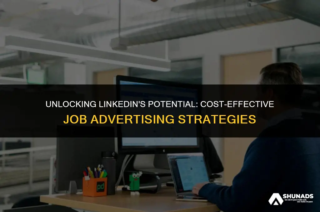 how much to advertise job on liked in