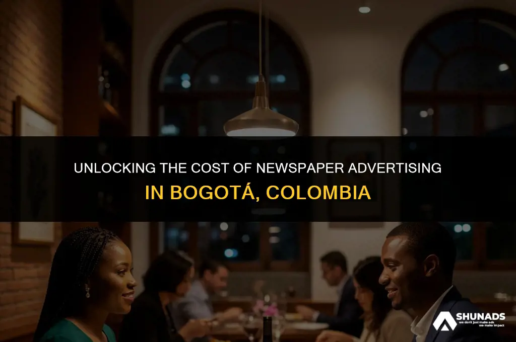 how much to advertise newspaper bogota colombia