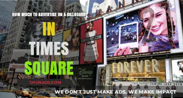 Unlocking the Cost of Fame: Billboard Advertising in Times Square