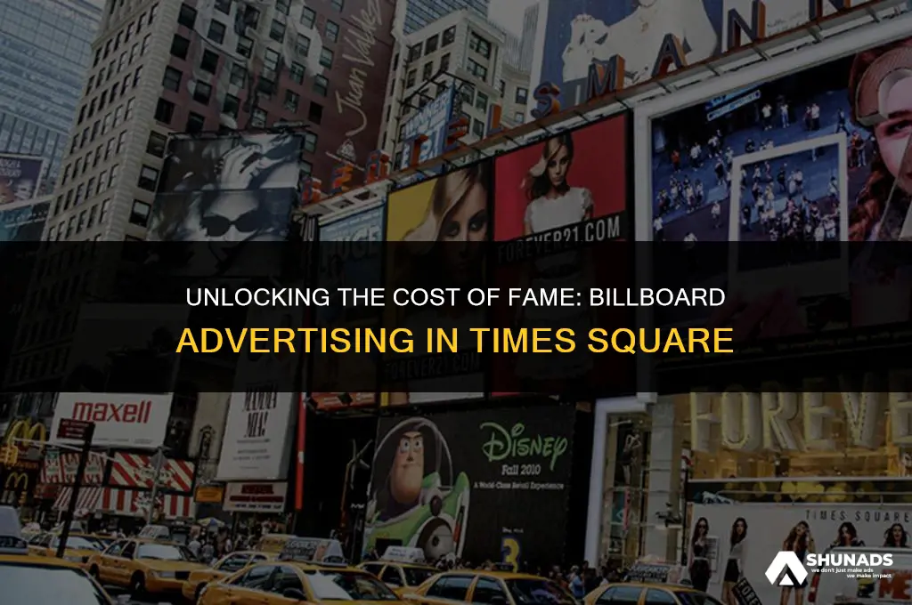 how much to advertise on a billboard in times square