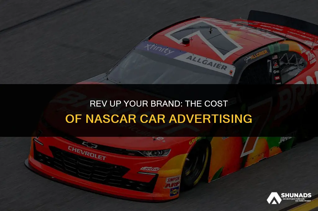 how much to advertise on a nascar car