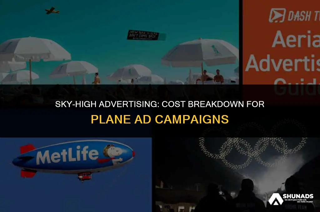 how much to advertise on a plane