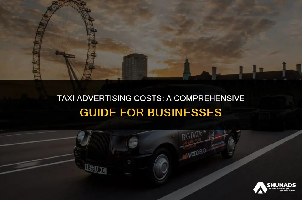 how much to advertise on a taxi