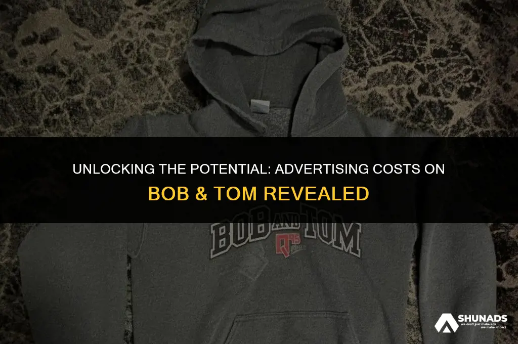 how much to advertise on bob and tom