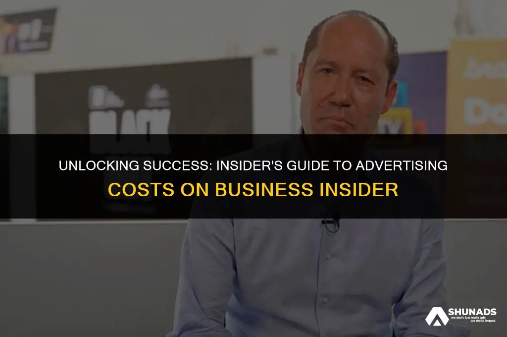 how much to advertise on business insider