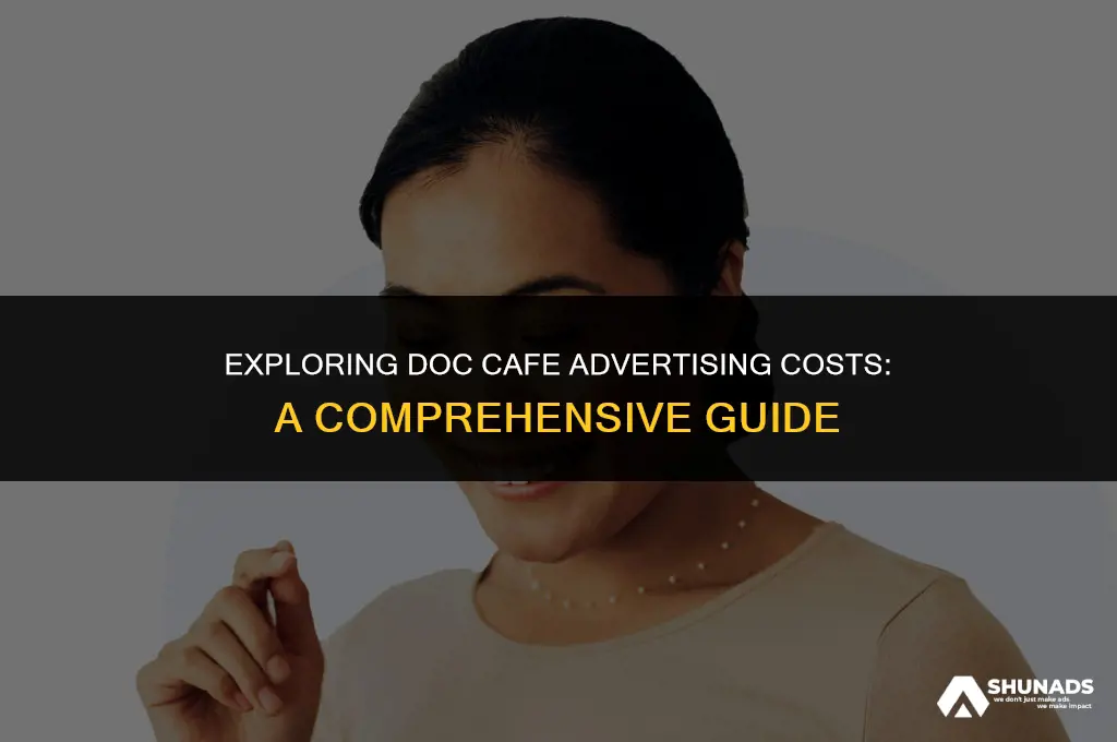 how much to advertise on doc cafe