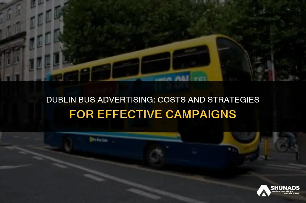 how much to advertise on dublin bus