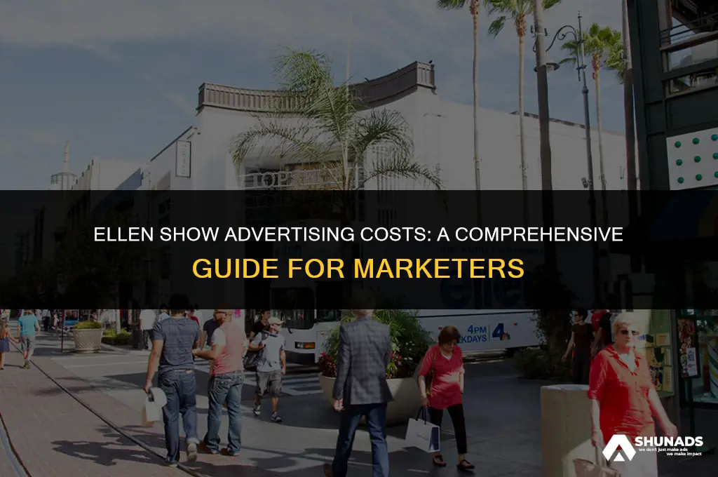 how much to advertise on ellen