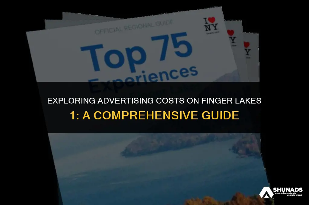 how much to advertise on finger lakes 1