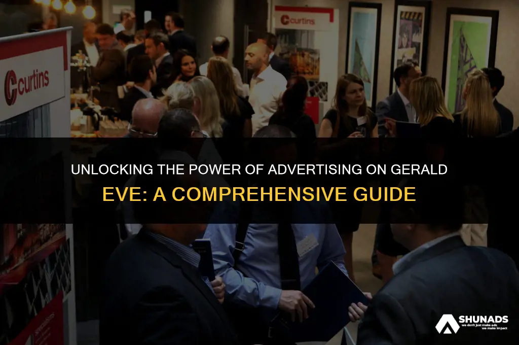 how much to advertise on gerald eve