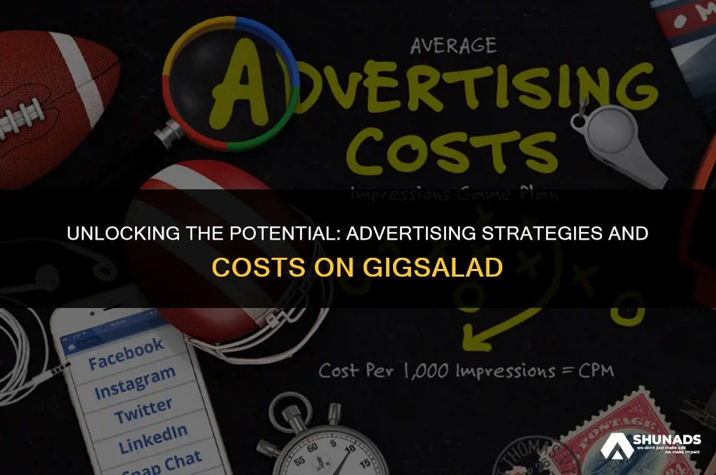 how much to advertise on gig salad