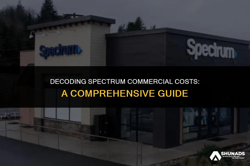 how much to advertise on is a spectrum commercial