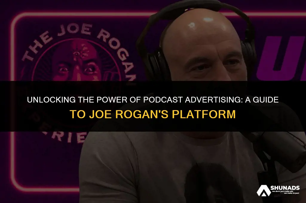how much to advertise on joe rogan
