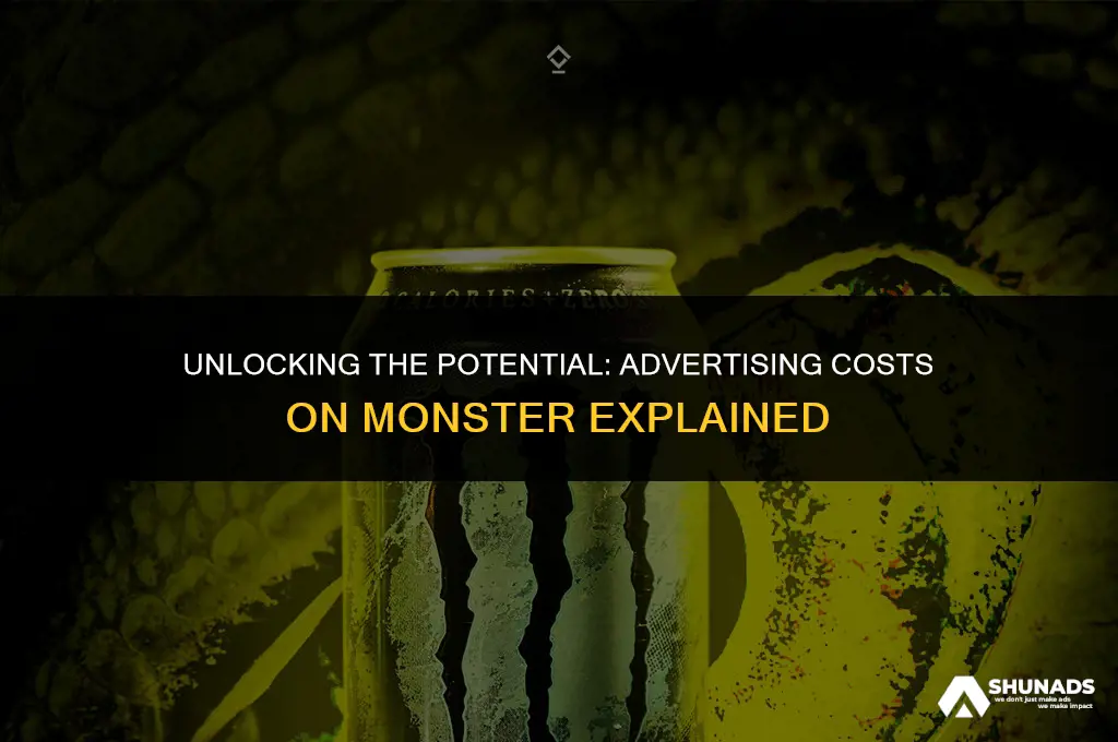 how much to advertise on monster