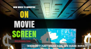 Lights, Camera, Advertise: The Cost of Movie Screen Promotions