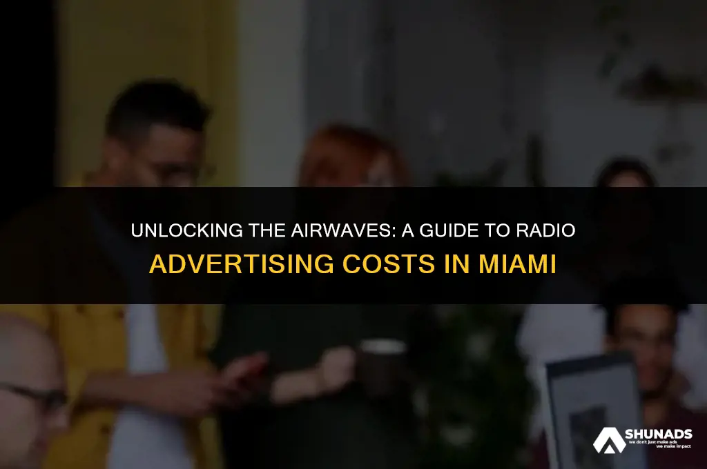 how much to advertise on radio miami