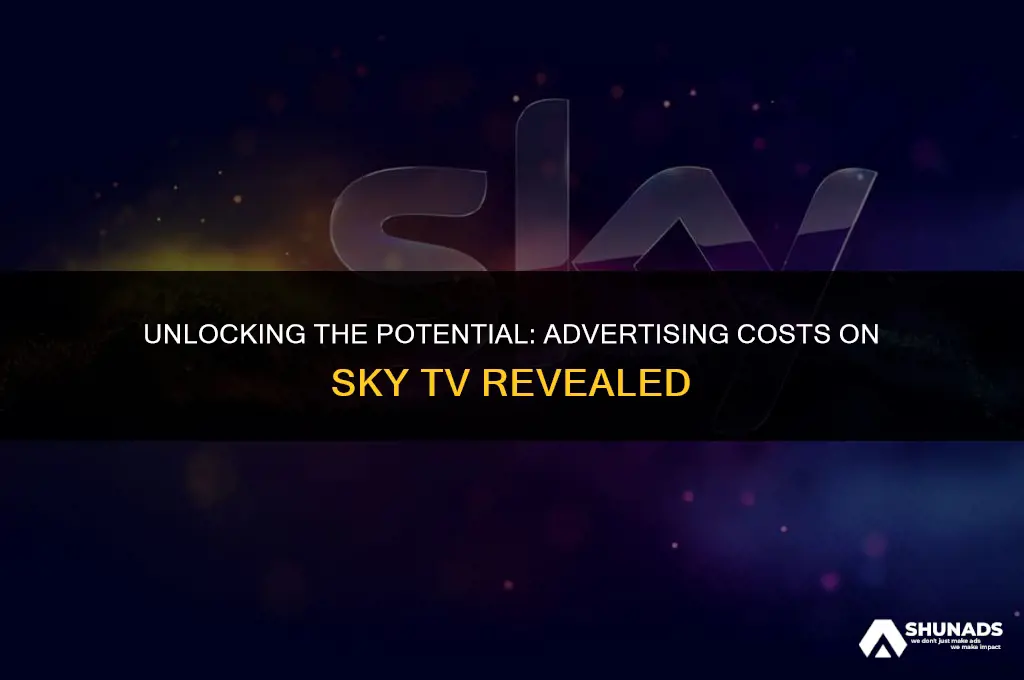 how much to advertise on sky tv