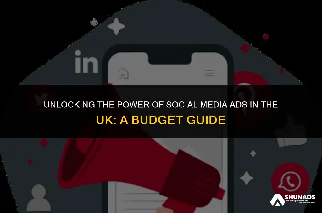 how much to advertise on social media uk