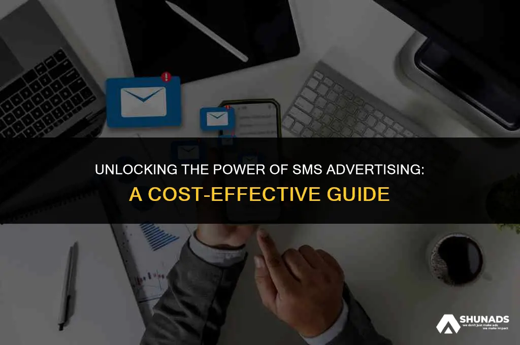 how much to advertise on text messages