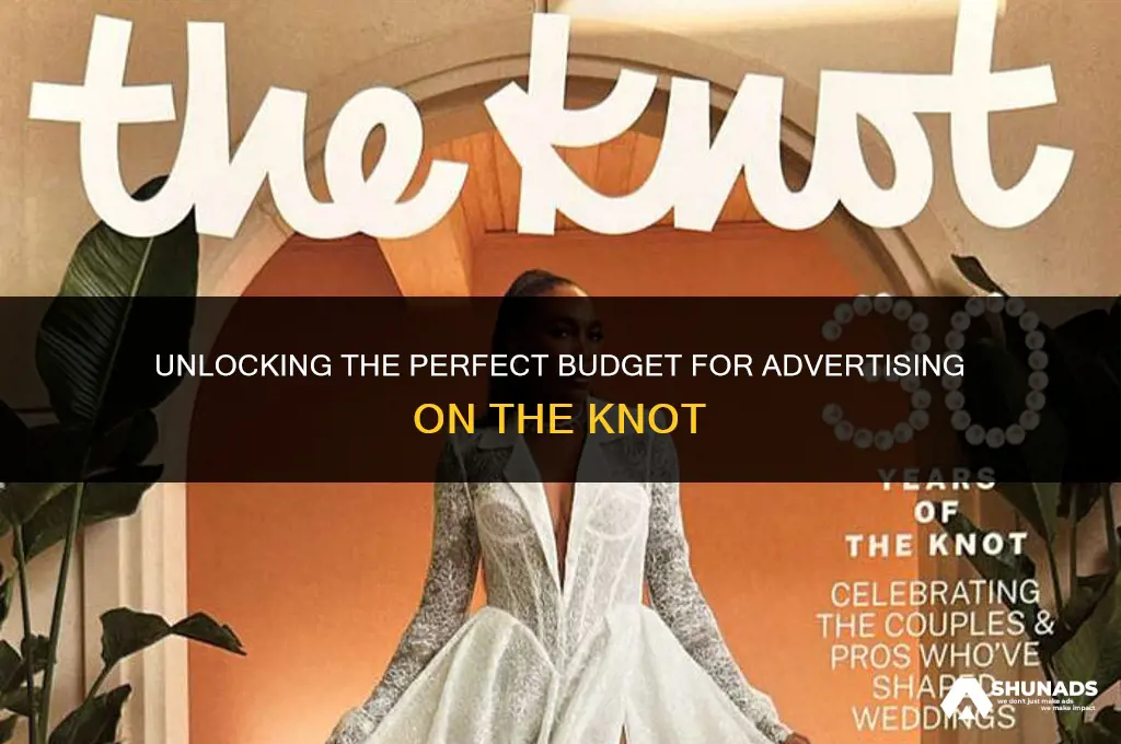 how much to advertise on the knot