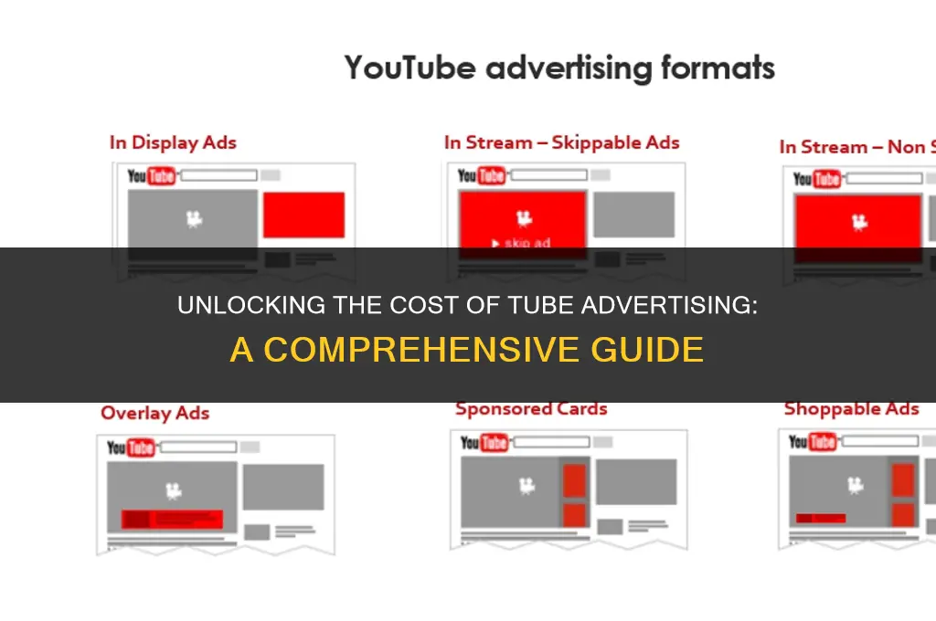 how much to advertise on the tube