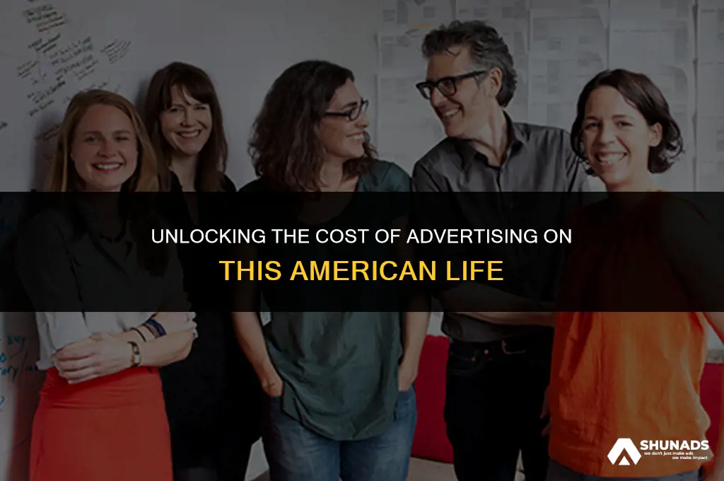 how much to advertise on this american life
