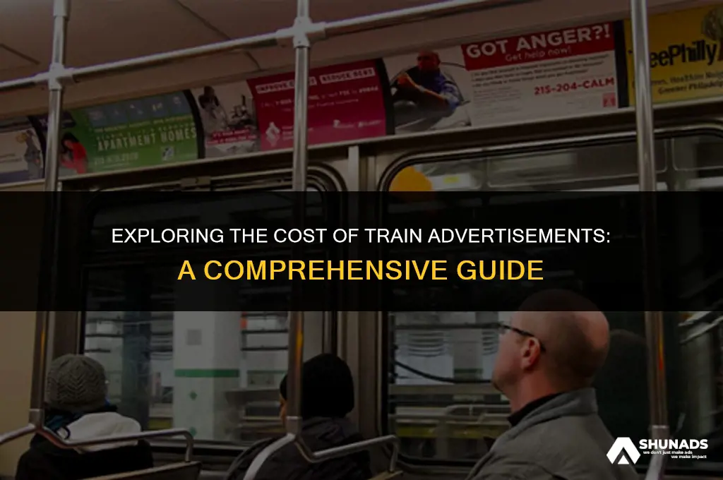 how much to advertise on train