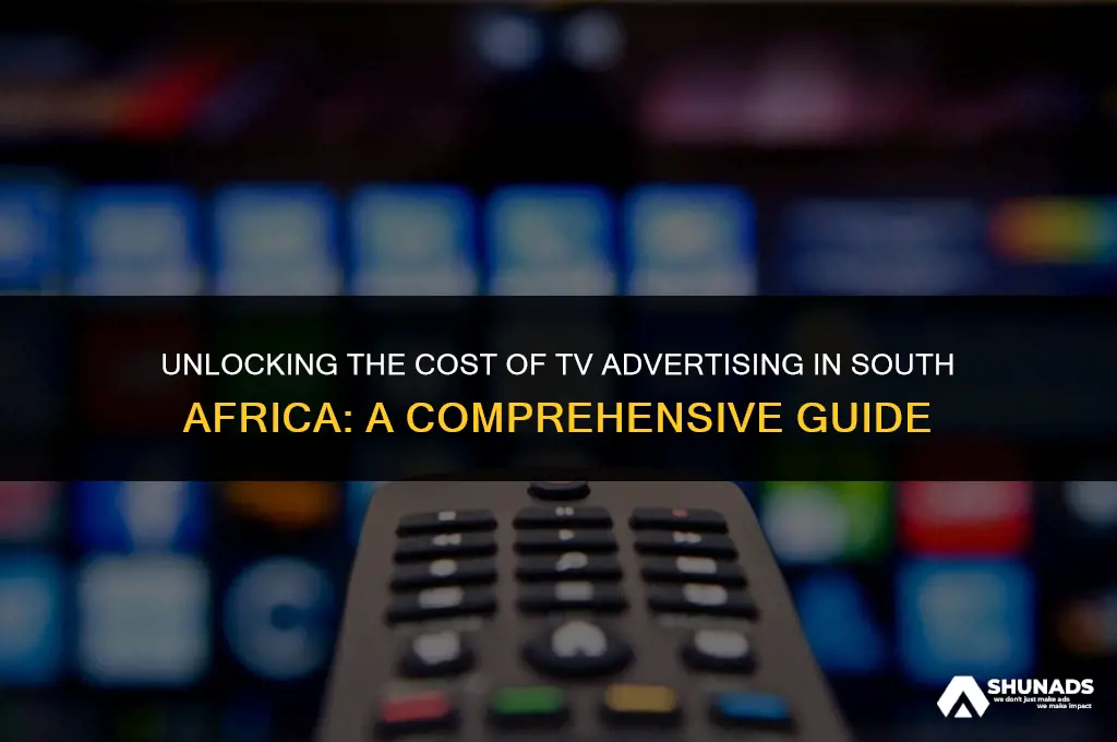 how much to advertise on tv in south africa