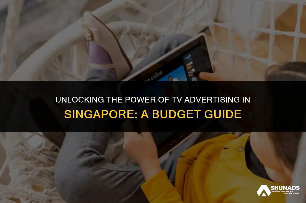 how much to advertise on tv singapore