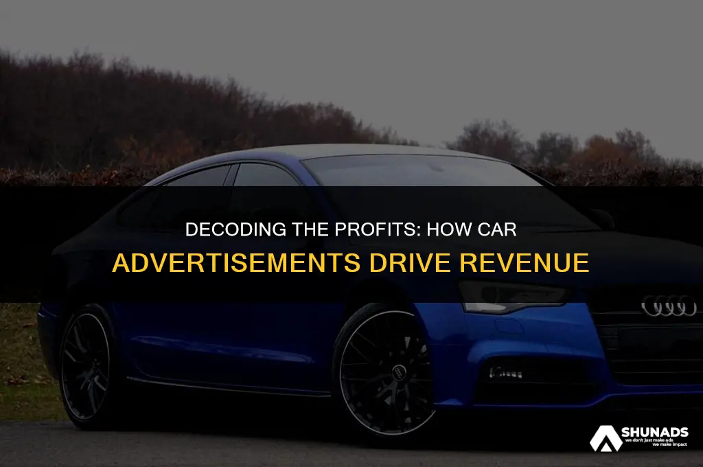 how much to advertisement cars make