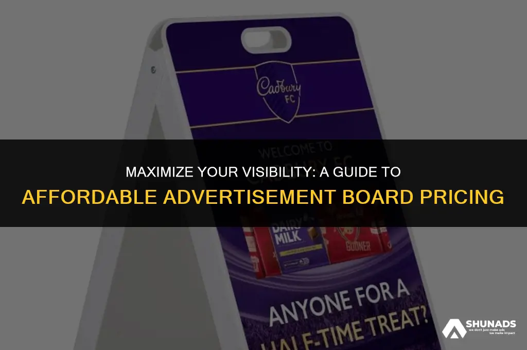 how much to be in advertise board