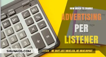 Unlocking Revenue: The Sweet Spot for Advertising Charges per Listener