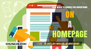 Strategic Pricing: Advertising Rates for Your Homepage Revealed