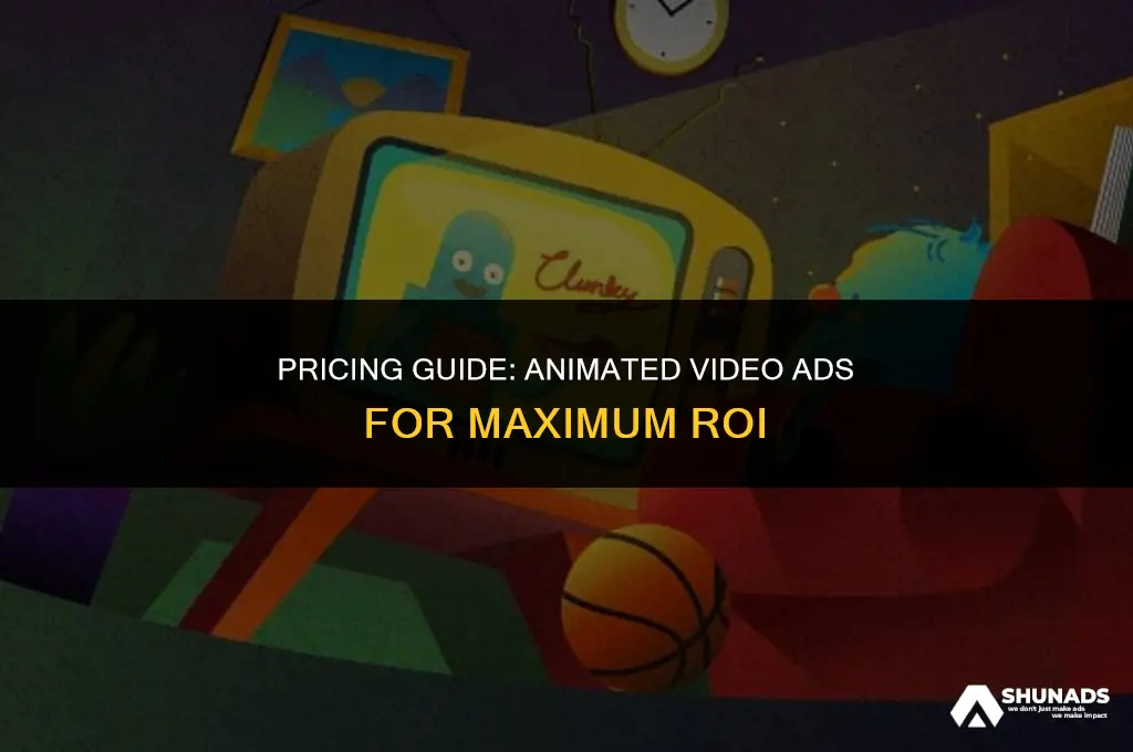 how much to charge for graphic animated video advertisements