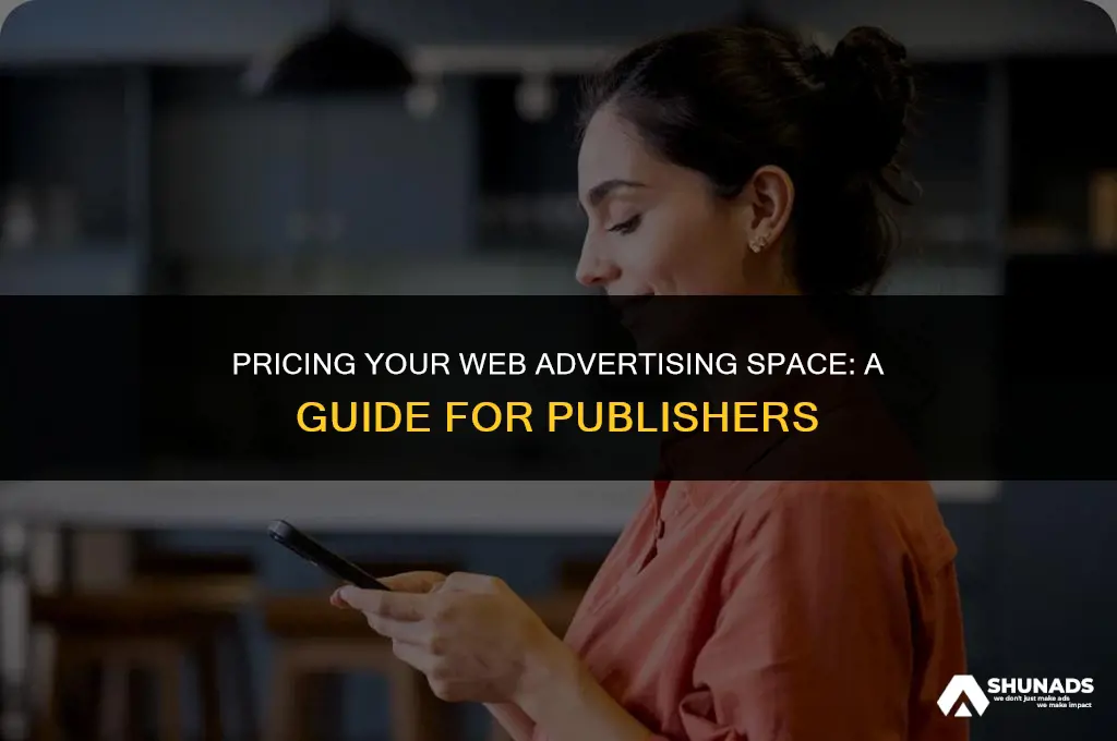 how much to charge for web advertising space