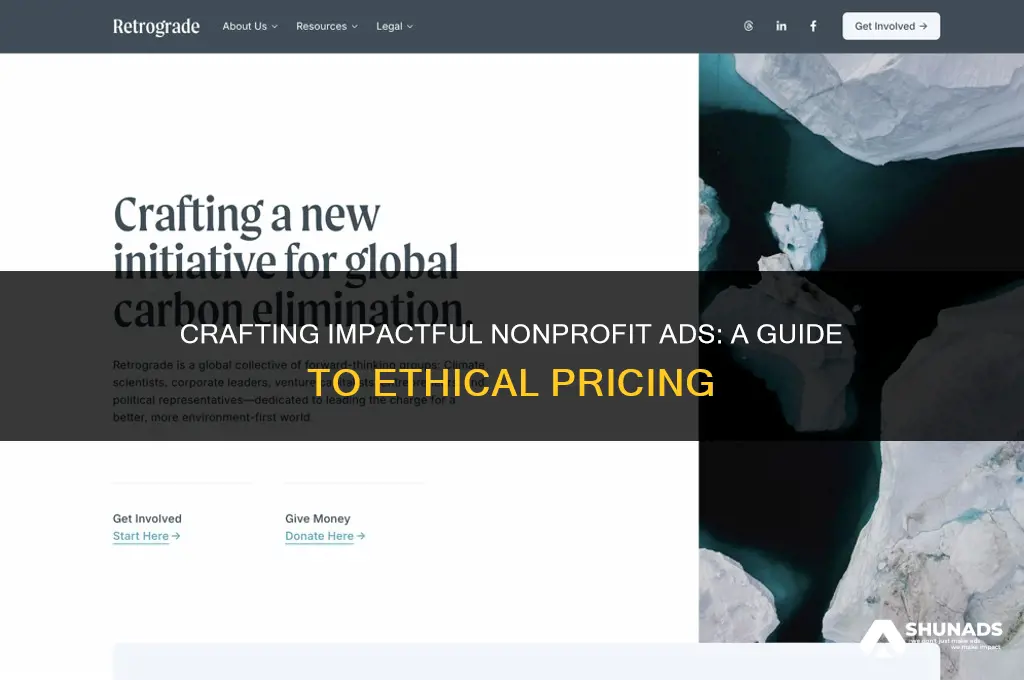 how much to charge to design an advertisement for nonprofit