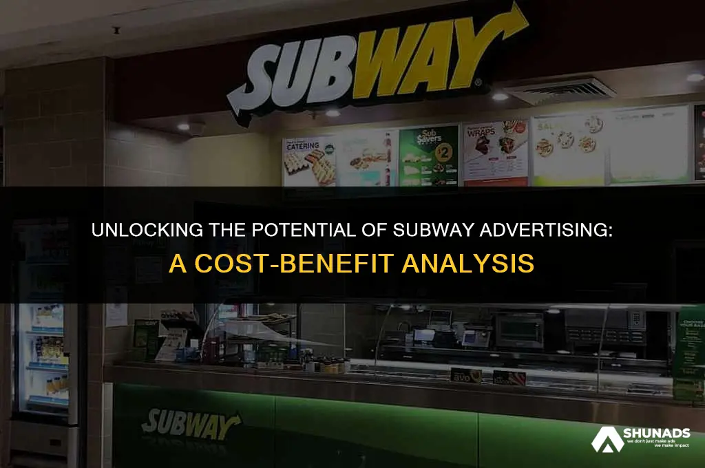 how much to do subway advertising
