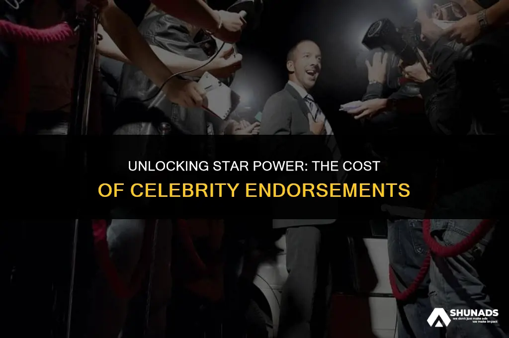 how much to get a celebrity to advertise your product