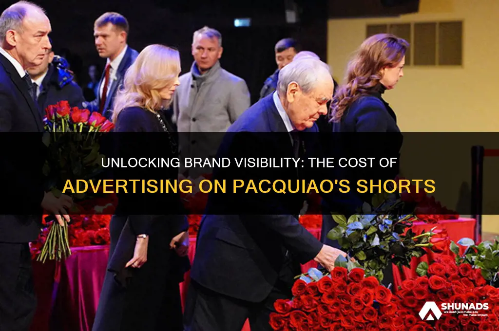 how much to get advertisement on pacquiao shorts